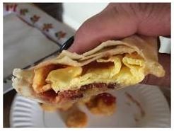 Bacon, Egg and Cheese Burrito